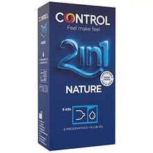 CONTROL - DUO NATURA 2-1 CONSERVANTE + GEL 6 UNIDADES - Sexshoptuga  Sexshoptuga 