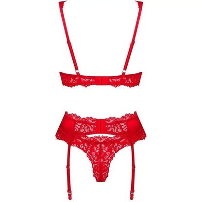 OBSESSIVE - CONJUNTO AMOR CHERRIS 3 PEÇAS L/XL - Sexshoptuga 