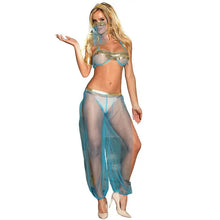 SUBBLIME - CONJUNTO DE LINGERIE AZUL ESTILO INDIA L/XL - Sexshoptuga  Sexshoptuga 