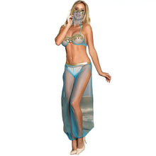 SUBBLIME - CONJUNTO DE LINGERIE AZUL ESTILO INDIA L/XL - Sexshoptuga  Sexshoptuga 