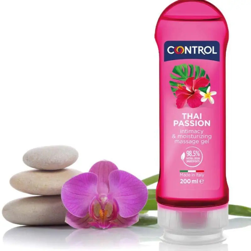 CONTROL - 2 EN 1 MASSAGEM & PRAZER TAILANDÊS PAIXO 200 ML - Sexshoptuga 