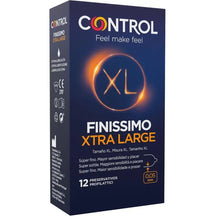 CONTROL - PRESERVATIVOS FINISSIMO XL 12 UNIDADES - Sexshoptuga  Sexshoptuga 