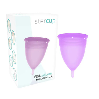 STERCUP - COPO MENSTRUAL DE SILICONE FDA LILAC - TAMANHO S - Sexshoptuga 