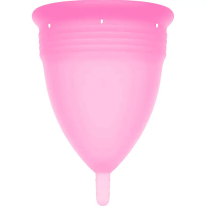 STERCUP - COPO MENSTRUAL DE SILICONE FDA ROSA - TAMANHO L - Sexshoptuga 