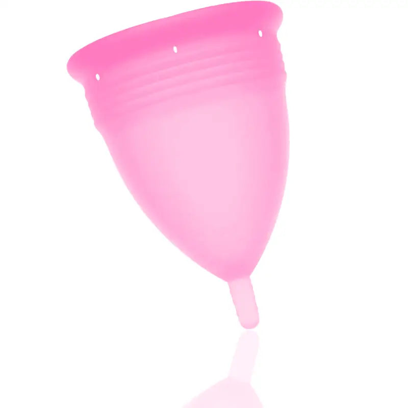 STERCUP - COPO MENSTRUAL DE SILICONE FDA ROSA - TAMANHO L - Sexshoptuga 