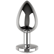 COQUETTE CHIC DESIRE - ANAL PLUG METAL COR BRANCO TAMANHO L 4 X 9 CM - Sexshoptuga  Sexshoptuga 