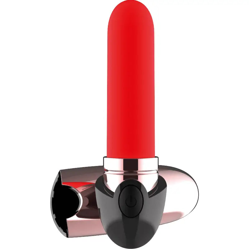 COQUETTE CHIC DESIRE - BATOM RECARREGVEL VIBRADOR PRETO/ OURO - Sexshoptuga 