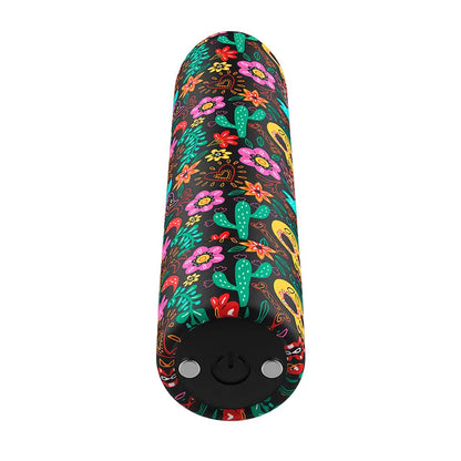 CUSTOM BULLETS - BALAS PERSONALIZADAS FLORAIS RECARREGÁVEIS BALAS 10 INTENSIDADES - Sexshoptuga 