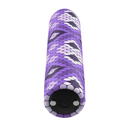 CUSTOM BULLETS - RECHARGEABLE SNAKE PURPLE MAGNETIC BULLET 10V - Sexshoptuga 