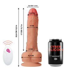 CYBER SILICOCK - CONTROLE REMOTO REALÍSTICO MR RICK 20.9 CM -O- 4 CM - Sexshoptuga  Sexshoptuga 