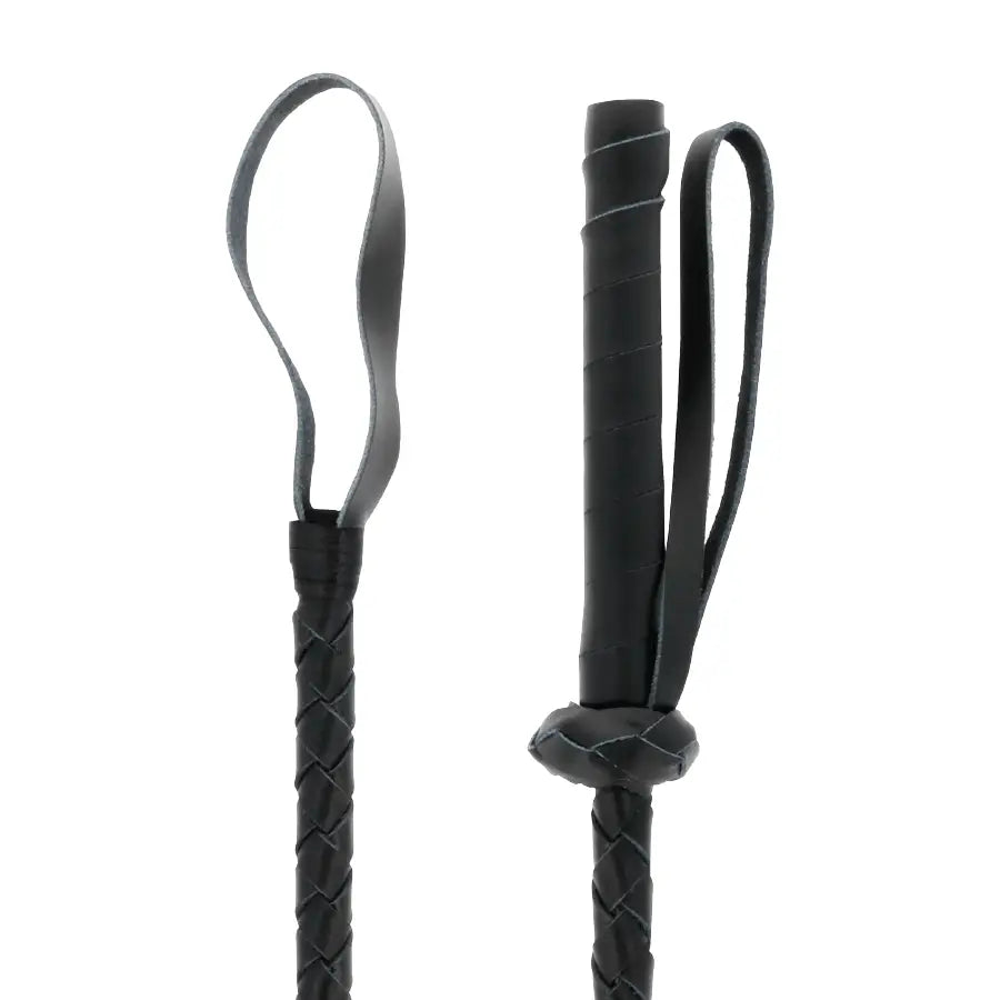 DARKNESS - CHICOTE BDSM FETICHE DE COURO 60 CM - Sexshoptuga 