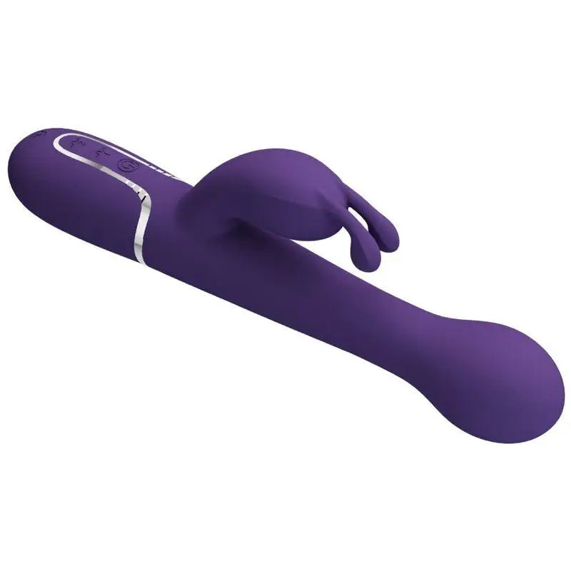 PRETTY LOVE - DEJON VIBRADOR COELHO 3 EM 1 MULTIFUNO ROXO - Sexshoptuga 