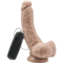 GET REAL - DILDO 20,5 CM COM BOLAS VIBRADOR PELE - Sexshoptuga  Sexshoptuga 