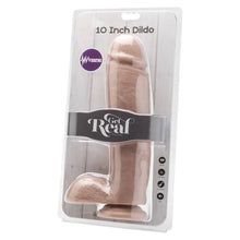 GET REAL - DILDO 25,5 CM COM BOLAS VIBRADOR PELE - Sexshoptuga  Sexshoptuga 