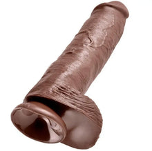 KING COCK - 11 DILDO CASTANHO COM BOLAS 28 CM - Sexshoptuga  Sexshoptuga 