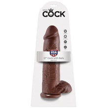 KING COCK - 12 DILDO CASTANHO COM BOLAS 30.48 CM - Sexshoptuga  Sexshoptuga 