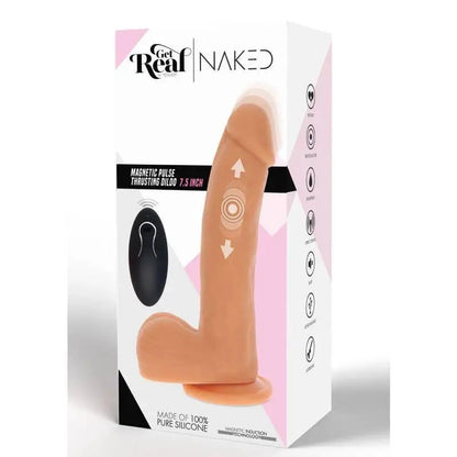 GET REAL - PELE DE DILDO DE CONFIANA DE PULSO MAGNÉTICO - Sexshoptuga 