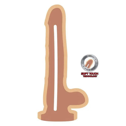 GET REAL - DILDO DE DUAL DENSIDADE PELE DE BOLAS DE 12 CM - Sexshoptuga 