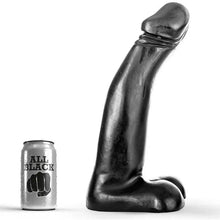 ALL BLACK - DILDO DE FISTING PRETO REALÍSTICO 29 CM - Sexshoptuga  Sexshoptuga 