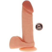 GET REAL - DILDO DE SILICONE 20,5 CM W BOLAS PELE - Sexshoptuga  Sexshoptuga 