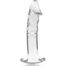 NEBULA SERIES BY IBIZA - MODELO 19 DILDO VIDRO BOROSILICADO TRANSPARENTE 18.5 CM -O- 4 CM - Sexshoptuga  Sexshoptuga 