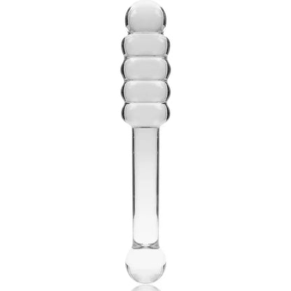 NEBULA SERIES BY IBIZA - MODELO 20 DILDO VIDRO BOROSILICADO TRANSPARENTE 20.5 CM -O- 3 CM - Sexshoptuga 