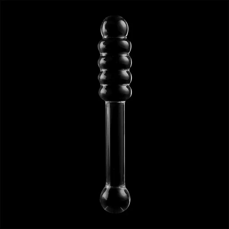 NEBULA SERIES BY IBIZA - MODELO 20 DILDO VIDRO BOROSILICADO TRANSPARENTE 20.5 CM -O- 3 CM - Sexshoptuga 