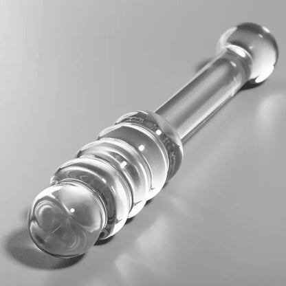 NEBULA SERIES BY IBIZA - MODELO 20 DILDO VIDRO BOROSILICADO TRANSPARENTE 20.5 CM -O- 3 CM - Sexshoptuga 