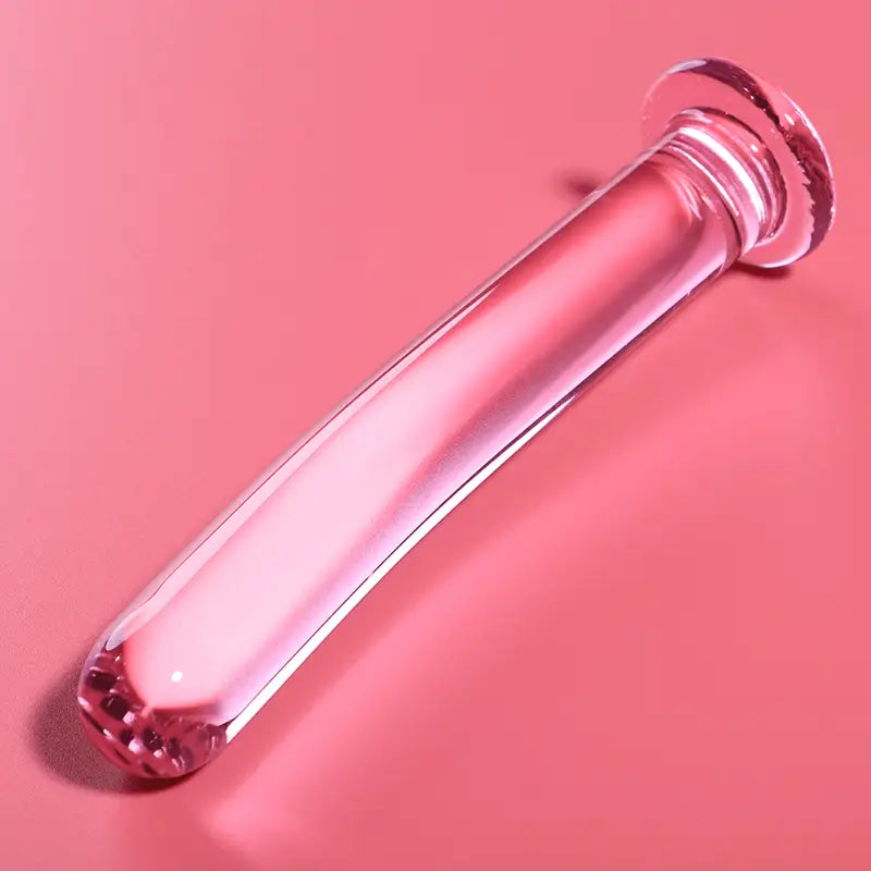 NEBULA SERIES BY IBIZA - MODELO 9 DILDO VIDRO BOROSILICADO ROSA 15.5 CM -O- 2.5 CM - Sexshoptuga 