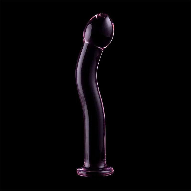 SÉRIE NEBULA BY IBIZA - MODELO 18 DILDO VIDRO BOROSILICADO TRANSPARENTE 18.5 CM -O- 3.5 CM - Sexshoptuga 