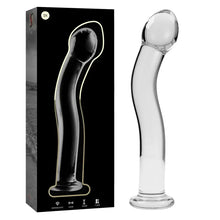 SÉRIE NEBULA BY IBIZA - MODELO 18 DILDO VIDRO BOROSILICADO TRANSPARENTE 18.5 CM -O- 3.5 CM - Sexshoptuga  Sexshoptuga 