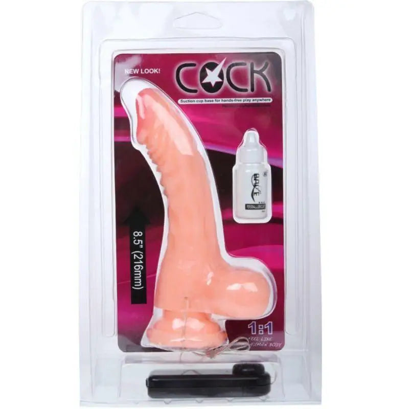 BAILE - DILDO GALO REALISTA COM VIBRAO 21.6 CM - Sexshoptuga 