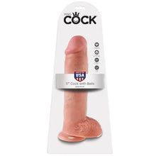 KING COCK - 11 CARNE DE DILDO COM BOLAS 28 CM - Sexshoptuga  Sexshoptuga 