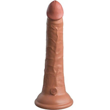 KING COCK - ELITE DILDO DE SILICONE REALÍSTICO 17.8 CM CARAMELO - Sexshoptuga  Sexshoptuga 