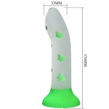 PRETTY LOVE - DILDO MÁGICO NIGHTFALL SEM VIBRAÇÃO VERDE LUMINOSO - Sexshoptuga  Sexshoptuga 