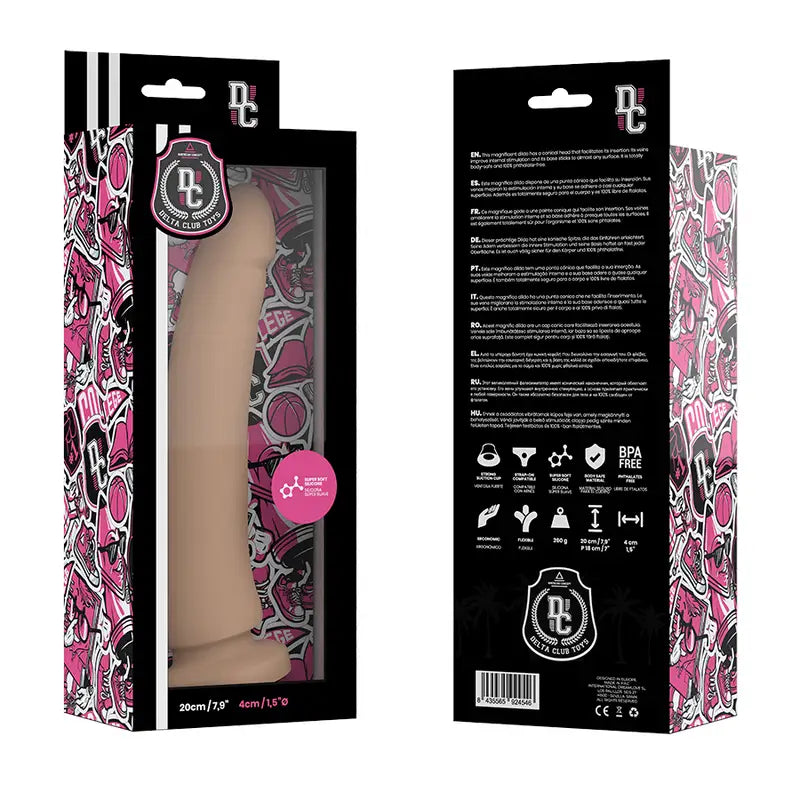 DELTA CLUB - TOYS DILDO MÉDICO NATURAL SILICONE 20 CM -O- 4 CM - Sexshoptuga 