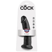 KING COCK - 9 DILDO PRETO 22.9 CM - Sexshoptuga  Sexshoptuga 