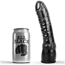 ALL BLACK - DILDO PRETO REALÍSTICO 20 CM - Sexshoptuga  Sexshoptuga 