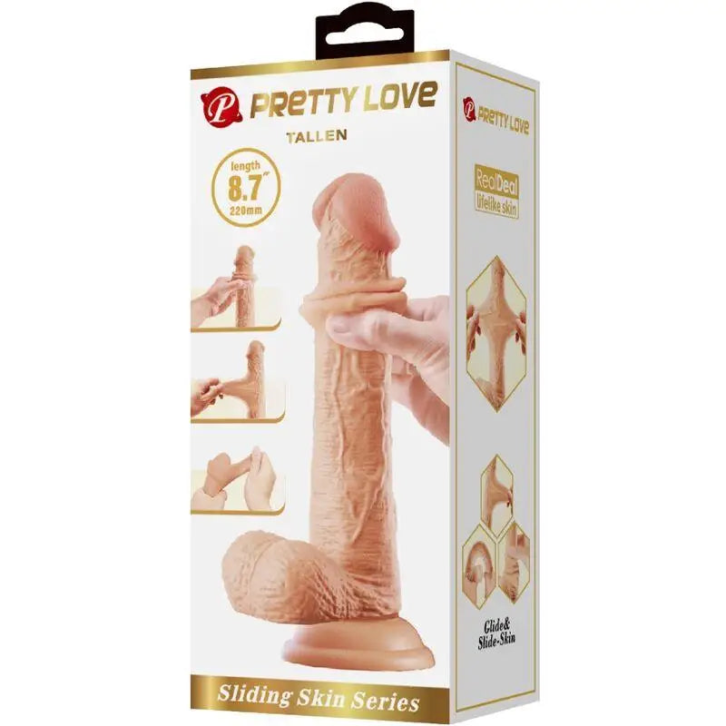 PRETTY LOVE - DILDO REALISTA ALTO 22 CM CARNE - Sexshoptuga 