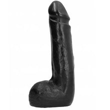 ALL BLACK - DILDO REALISTA PRETO SUAVE 20 CM - Sexshoptuga  Sexshoptuga 