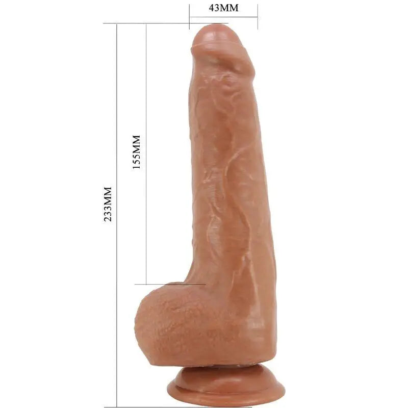 PRETTY LOVE - DRACO DILDO REALISTA 23 CM MODELO 2 CARNE - Sexshoptuga 