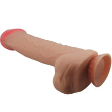 PRETTY LOVE - SÉRIE SLIDING SKIN DILDO REALÍSTICO COM VENTOSA DESLIZANTE PELE CARNE 26 CM - Sexshoptuga  Sexshoptuga 