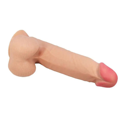 PRETTY LOVE - SÉRIE SLIDING SKIN DILDO REALÍSTICO COM VENTOSA DESLIZANTE PELE 21,8 CM - Sexshoptuga 