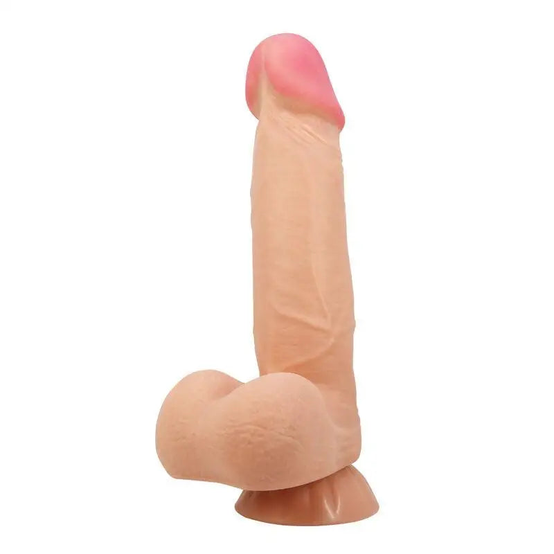 PRETTY LOVE - SÉRIE SLIDING SKIN DILDO REALÍSTICO COM VENTOSA DESLIZANTE PELE 21,8 CM - Sexshoptuga 