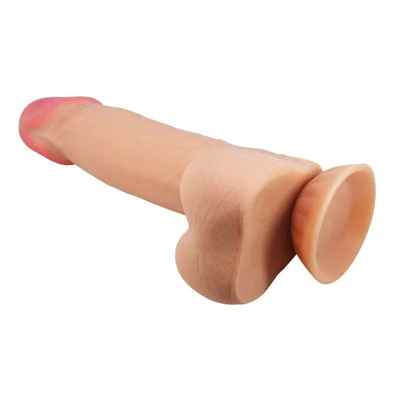 PRETTY LOVE - SÉRIE SLIDING SKIN DILDO REALÍSTICO COM VENTOSA DESLIZANTE PELE 21,8 CM - Sexshoptuga 