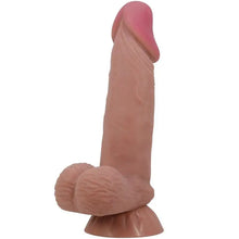 PRETTY LOVE - SÉRIE SLIDING SKIN DILDO REALÍSTICO COM VENTOSA DESLIZANTE PELE MARROM 19,4 CM - Sexshoptuga  Sexshoptuga 