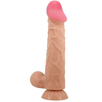 PRETTY LOVE - SÉRIE SLIDING SKIN DILDO REALÍSTICO COM VENTOSA DESLIZANTE PELE 24 CM - Sexshoptuga 