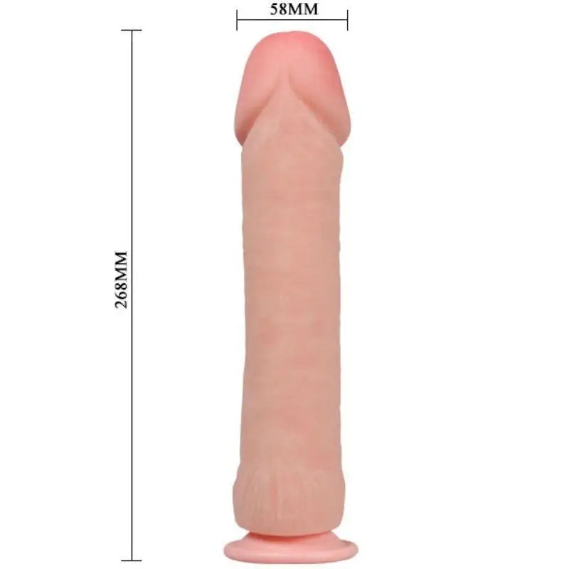 BAILE - DILDO REALÍSTICO NATURAL DO PÊNIS GRANDE 26 CM - Sexshoptuga 