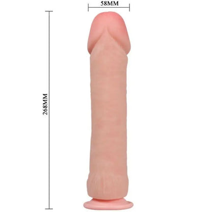 BAILE - DILDO REALÍSTICO NATURAL DO PÊNIS GRANDE 26 CM - Sexshoptuga 