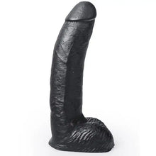 HUNG SYSTEM - DILDO REALÍSTICO PRETO COR GEORGE 22 CM - Sexshoptuga  Sexshoptuga 